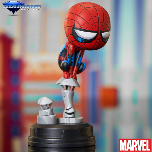 Preorder Deposit for Diamond Select Toys Marvel Spider-Man on Chimney Animated Style Statue